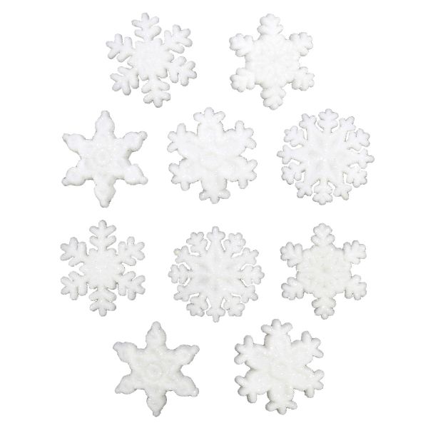 Украшения декоративные пуговицы Фигурки Снежинки Dress It Up 1445