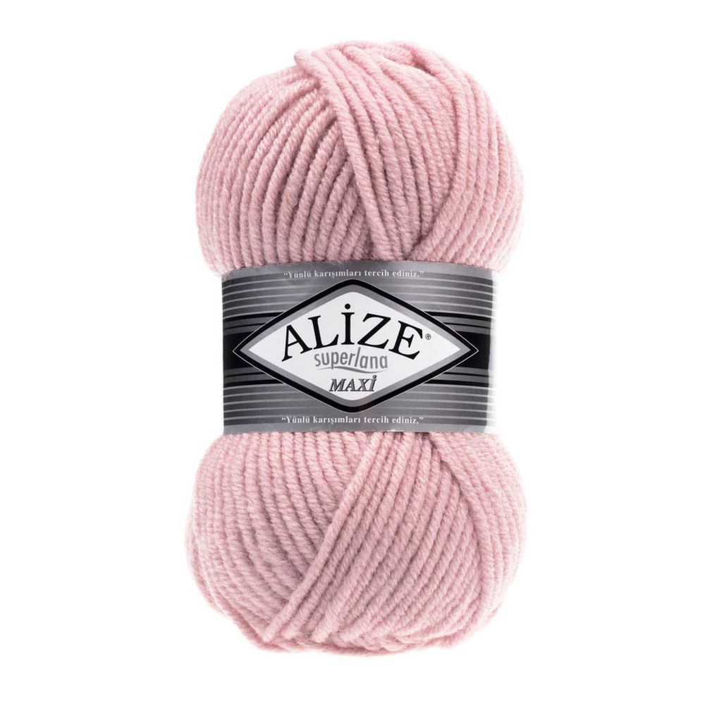 Пряжа Alize (Ализе) Superlana Maxi / уп.5 мот. по 100 г, 100м, 161 пудра А