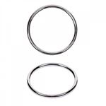 Кольца для бюстгальтера металл ⌀18.0 мм, 018 цв.никель, уп.100 шт