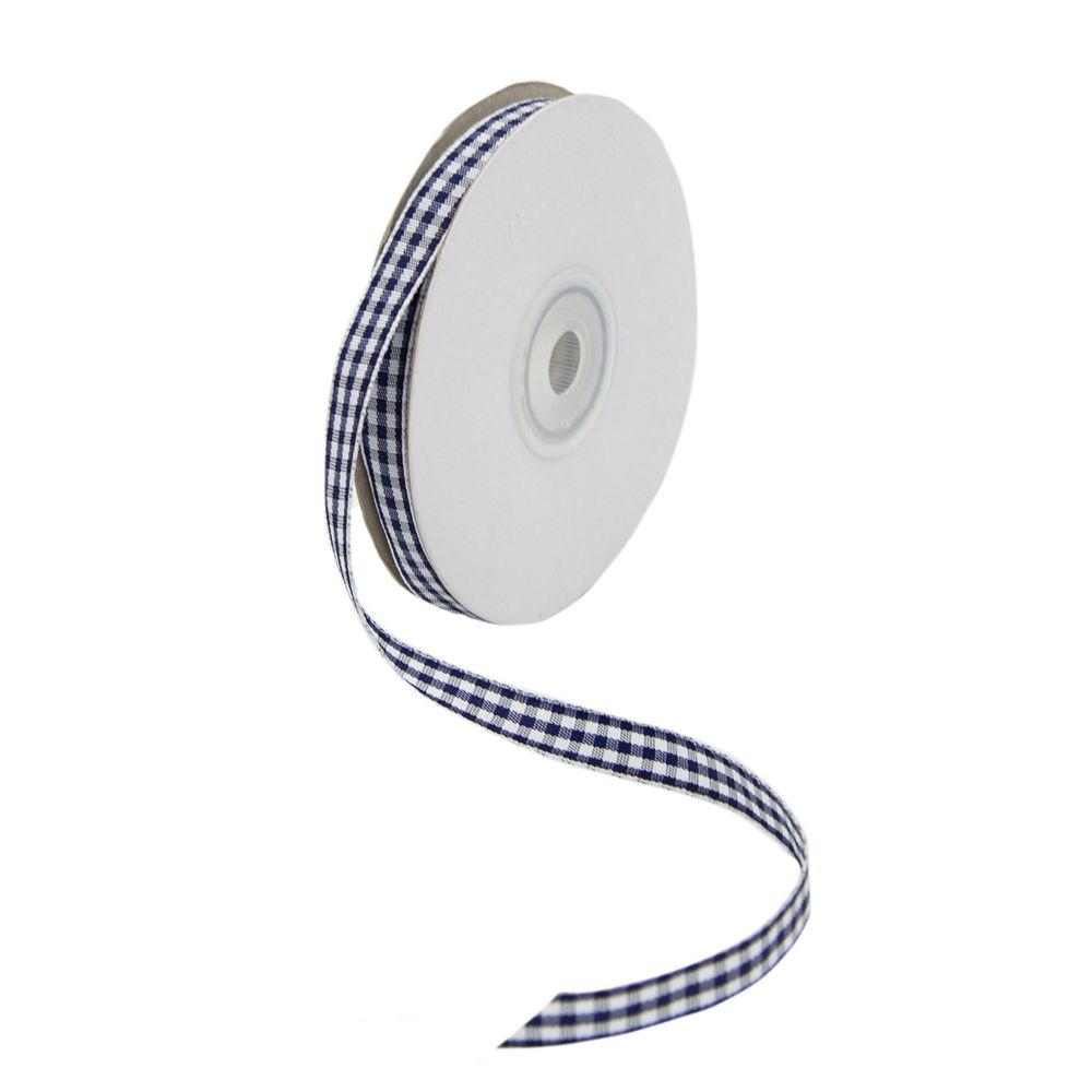 Лента Шотландка, 9 мм, 25 м, (099 черный)