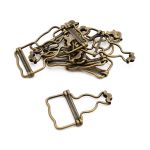 Застежка для комбинезона 30 мм, 10 шт, латунь, BIG