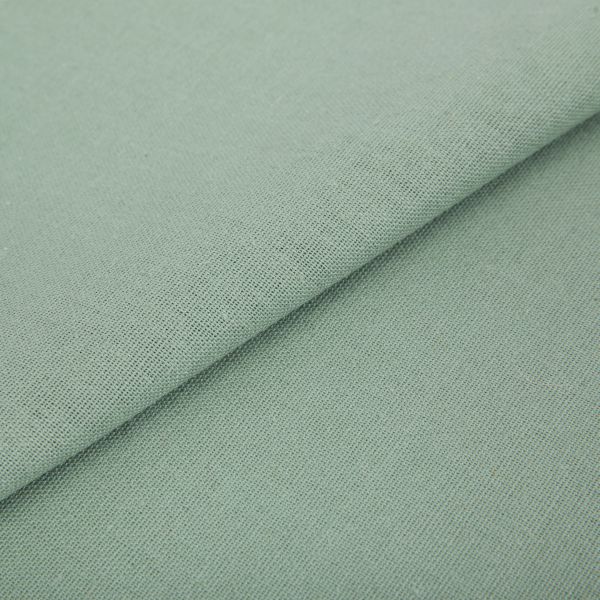 Льняная ткань 175 г/м², 140 см / 5 метров, 190 серый ментол, Gamma 3070