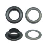 Люверсы металл ⌀_8.0 мм (внутр.), черный, 100 шт, BIG