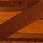 Лента (тесьма) шелковая 13.0 мм / 9.1±0.5 метров, M136 яр.оранжевый/коричневый, Gamma SRM-13