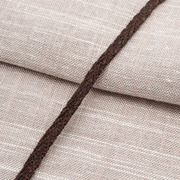 Тесьма (лента) киперная (100 х/б) 5 мм / 25 метров, рис. 9790, 1.4 г/м, т.коричневый, С3865Г17/1