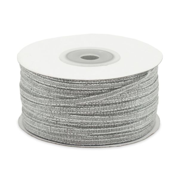Лента металлизированная 3.0 мм, 100м 0080-0300 (серебро)