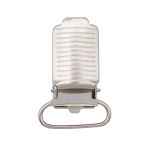 Клипса для подтяжек полоса 20.0 мм, сталь (никель), 20 шт