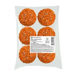 Шары декоративные из ротанга 7 см, 6 шт, №10 оранжевый, Blumentag BRF-7