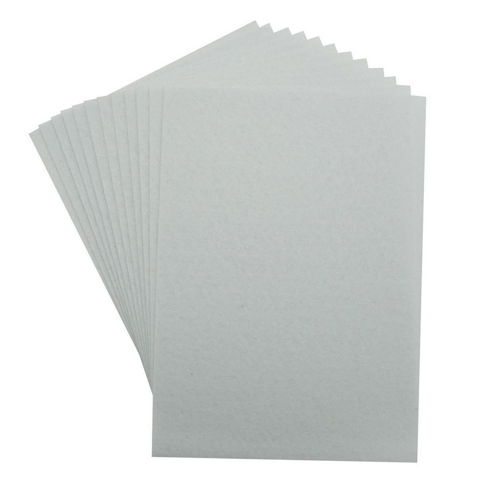 Фетр листовой жесткий 1.0 мм, 20х30см, 12 шт, Astra&Craft, 12 белый