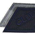 Термоаппликация ромб 95х60мм (Blue2 (синий2)), 2 шт, LA553