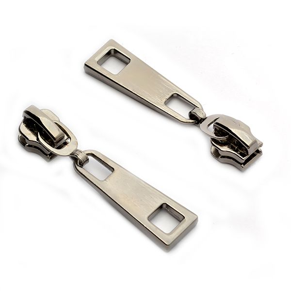 Слайдер (замок) для молнии металл Т5 (5 мм), автомат, TBT1291 цв.чер. никель уп.500 шт