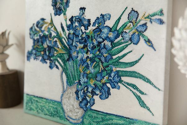 Алмазная (кристальная) мозаика Фрея, Ирисы, Винсент ван Гог, 40х30 см