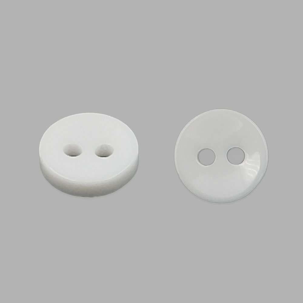 Пуговицы 2 прокола 14L, 9 мм, (White (белый)), NE74, 144 шт