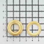 Люверсы металл ⌀13.0 мм (внутр.), h7 мм (внутр.), №28, металл, New Star, золото, уп≈100 шт