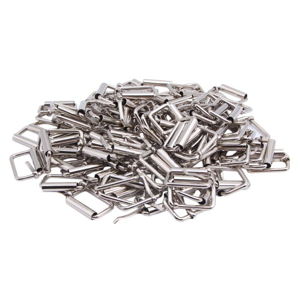 Пряжка ременная металл 26х15 мм, 100 шт, №5, никель