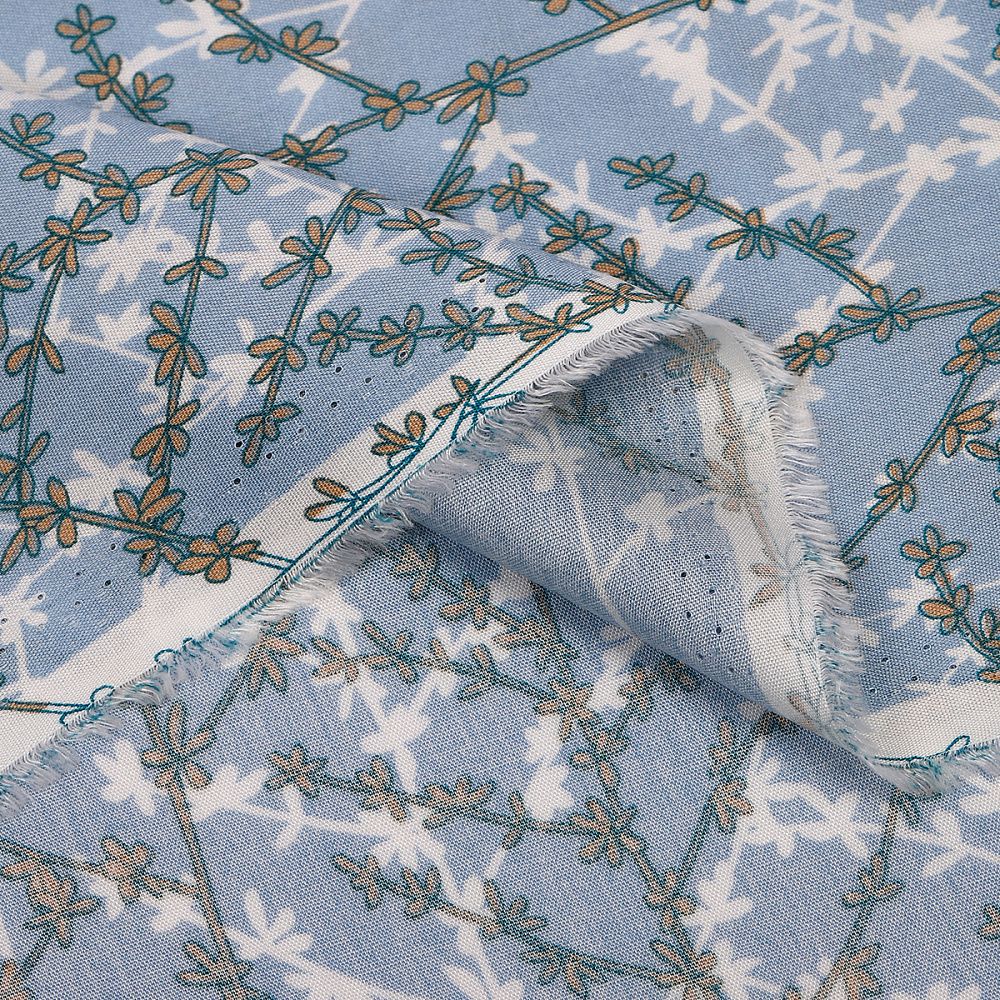 Штапель 90 г/м², 145 см / 25 метров, TBY Vi-E1326-3 цв.E1326-3