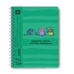 Тетрадь-перевертыш ученическая общая, A5 48 л. на гребне 65 г/м², белизна 100 %, 8 шт, клетка, 01178 Суббота или понедельник?, Светоч Т109