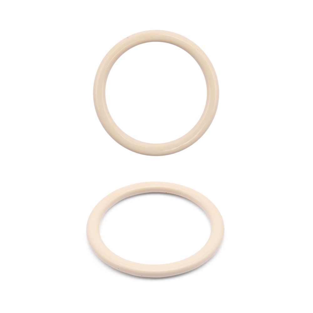 Кольца для бюстгальтера металл ⌀15.0 мм, 20 шт, C571 молочный, ГВ800