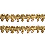Тесьма вязаная отделочная 10 м, С721 (золотой)