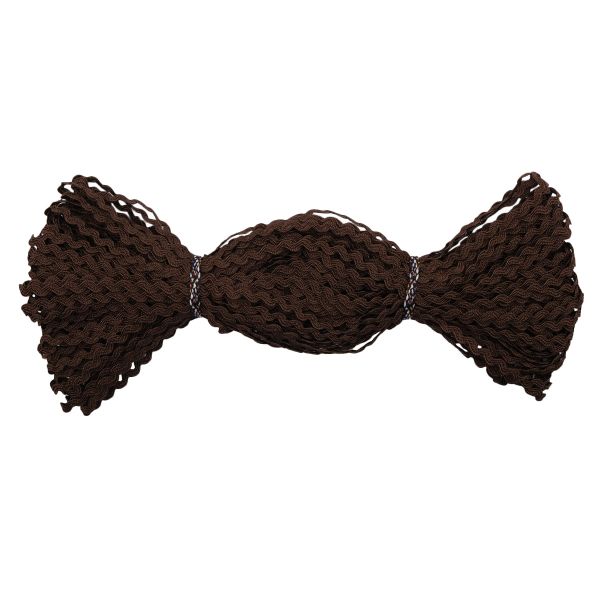 Тесьма вьюнчик 3 мм, 30 м, коричневый