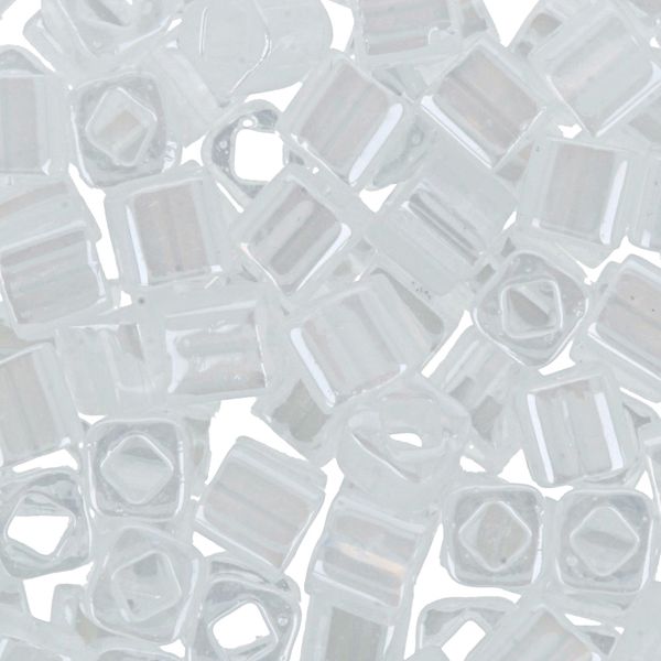 Бисер Toho Cube 3 мм, 500 г, 0141 белый/перламутровый