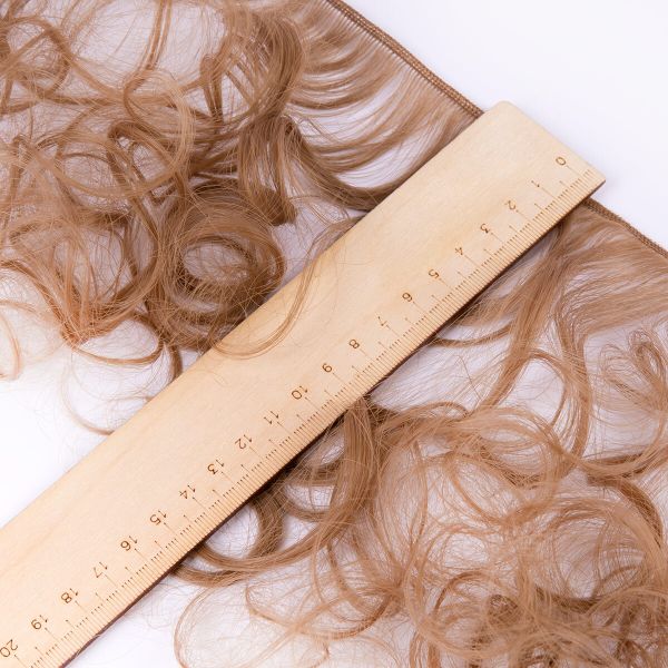 Трессы для кукол 15 см, 100 см, 38 г, 04 русый, HobbyBe HAR-4