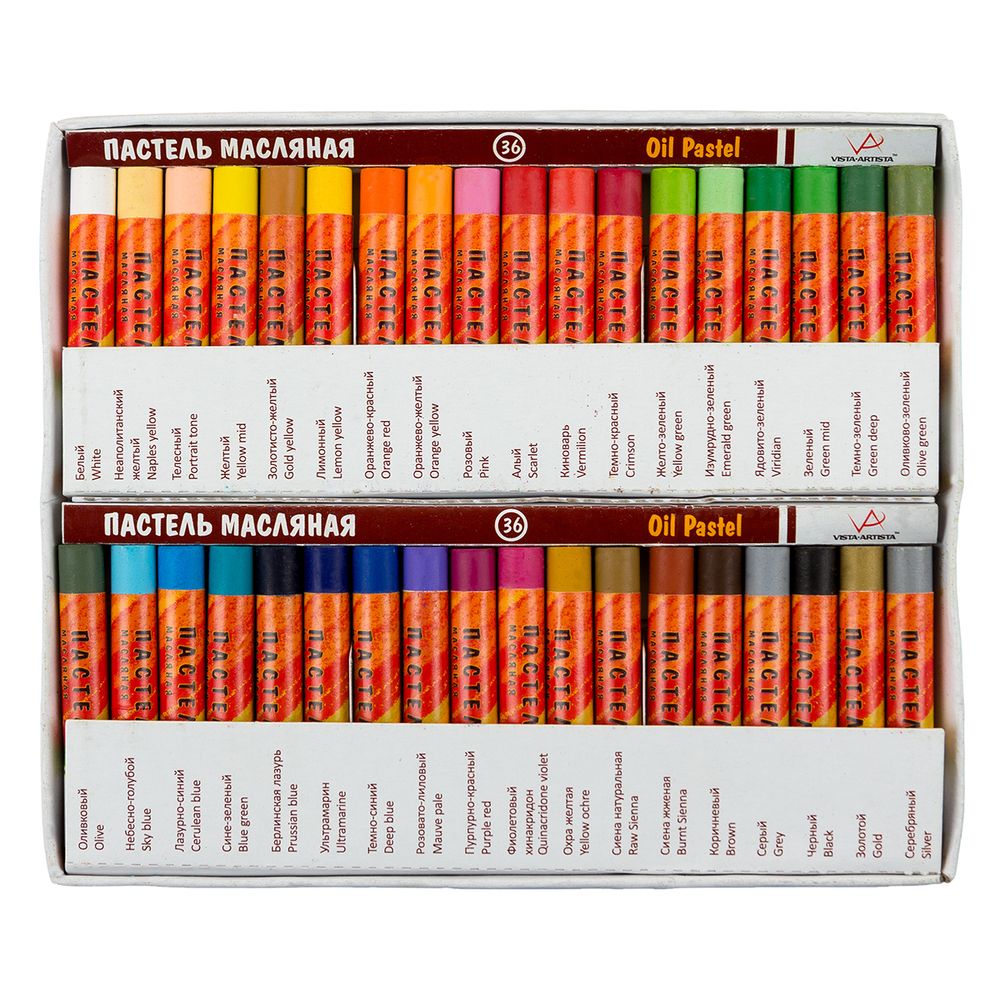 Пастель масляная Vista-Artista Studio VAOP-36 набор 36 цв