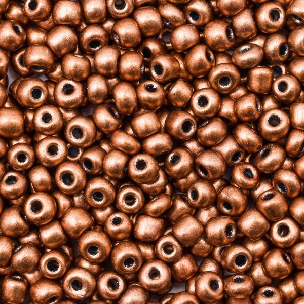 Бисер Astra&Craft 11/0 (2.1 мм), 200 г (10х20 г), цв. 579 медный/непрозрачный, металлик