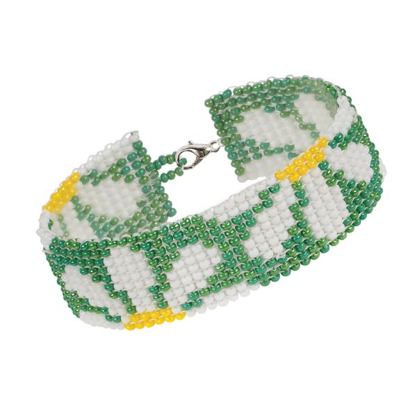 Набор для бисероплетения 11-008 Браслет. Ромашки, 2.5 см, Klart 11-008