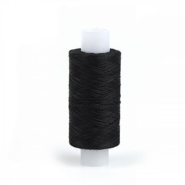 Нитки армированные Красная нить 45ЛЛ, 200 м, 20 кат, черный