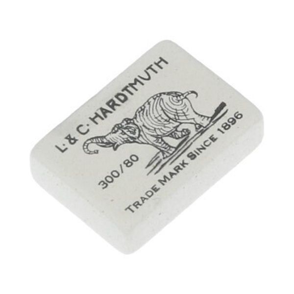 Ластик для чернографитных карандашей KOH-I-NOOR, 300/80 80 шт, 0300080019KDRU