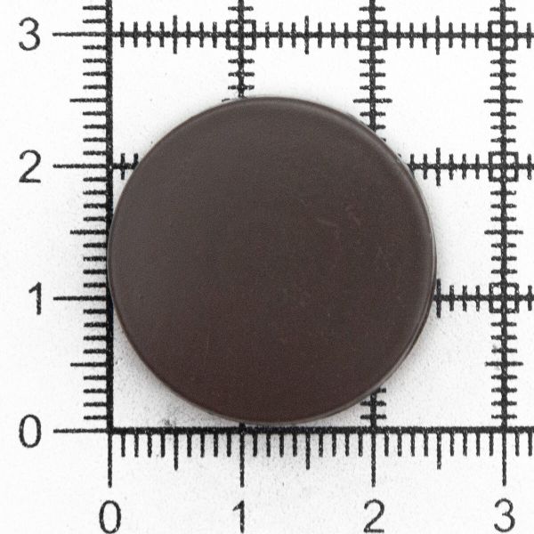 Пуговицы на ножке металл 40L (т.коричневый), 24 шт