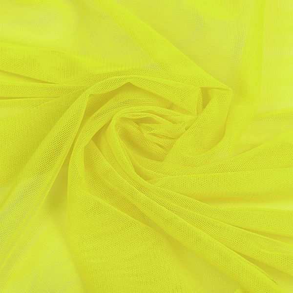 Сетка бельевая эластичная матовая 40 г/м², шир.150 см / 100 метров, TL58 58 неон лимон /TL.58/