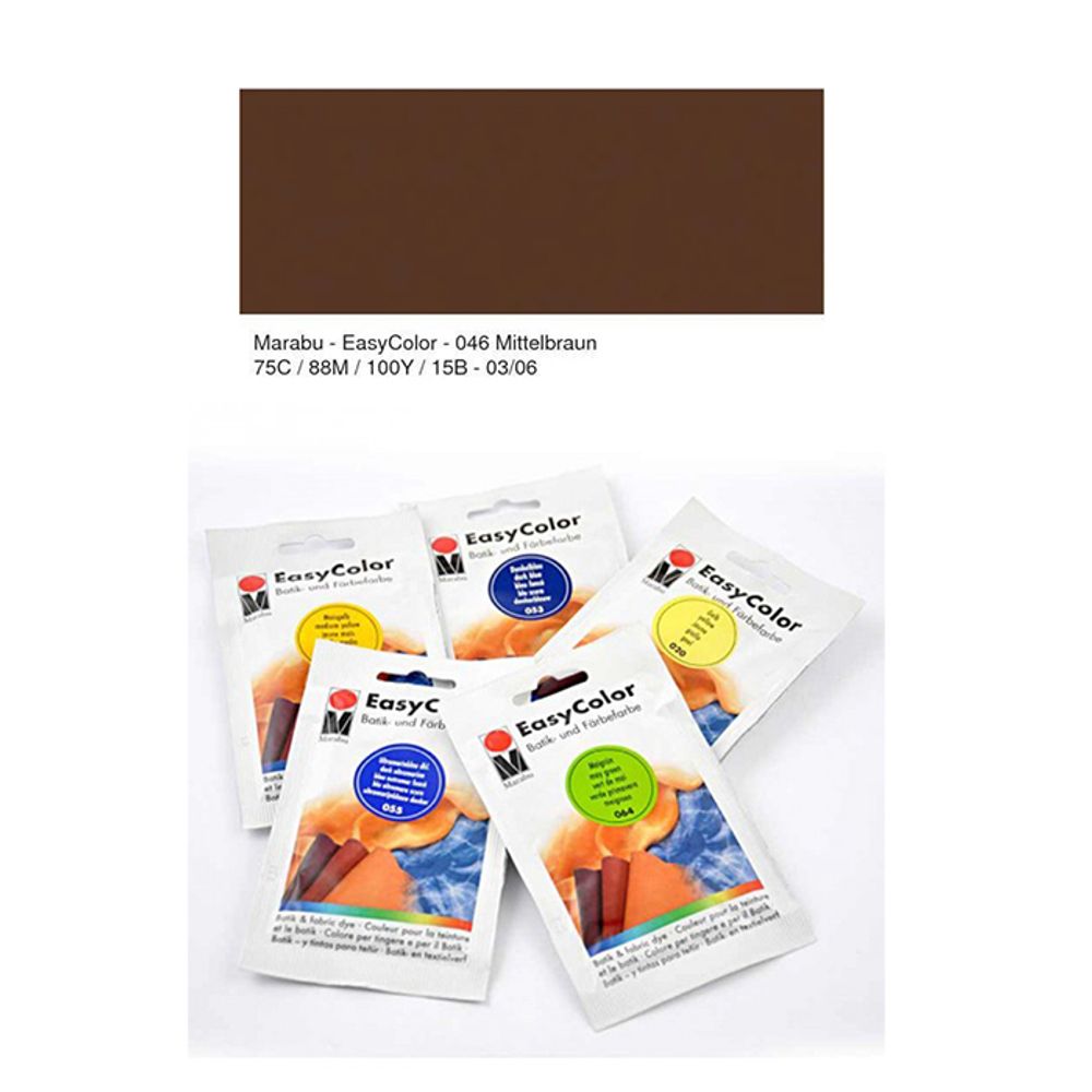 Краситель для ткани Marabu-Easy Color цвет 046 коричневый, 25 г