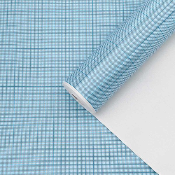 Бумага масштабно-координатная 60 г/м², 64 cм / 20 метров, цв. голубой