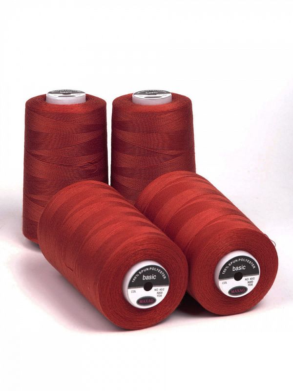 Нитки швейные Max 40/2, 4570 м (5000 ярд), 151 красный / 4 бобины