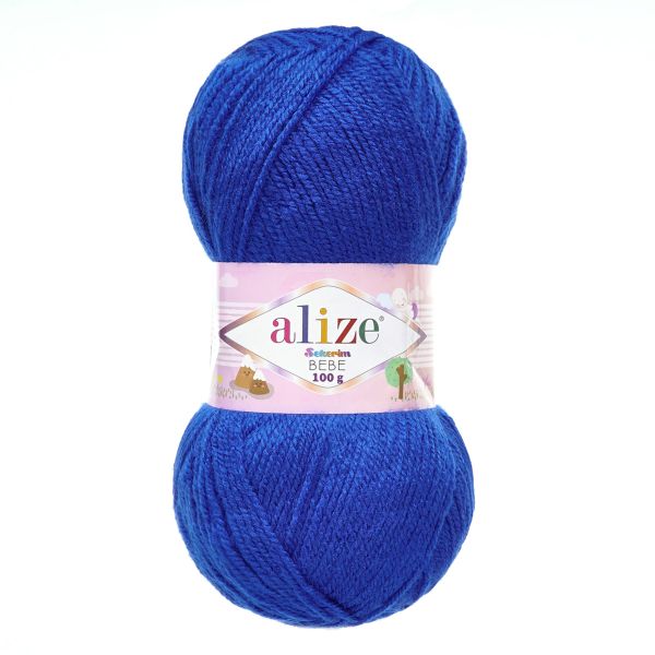 Пряжа Alize (Ализе) Sekerim Bebe / уп.5 мот. по 100 г, 320м, 141 василек