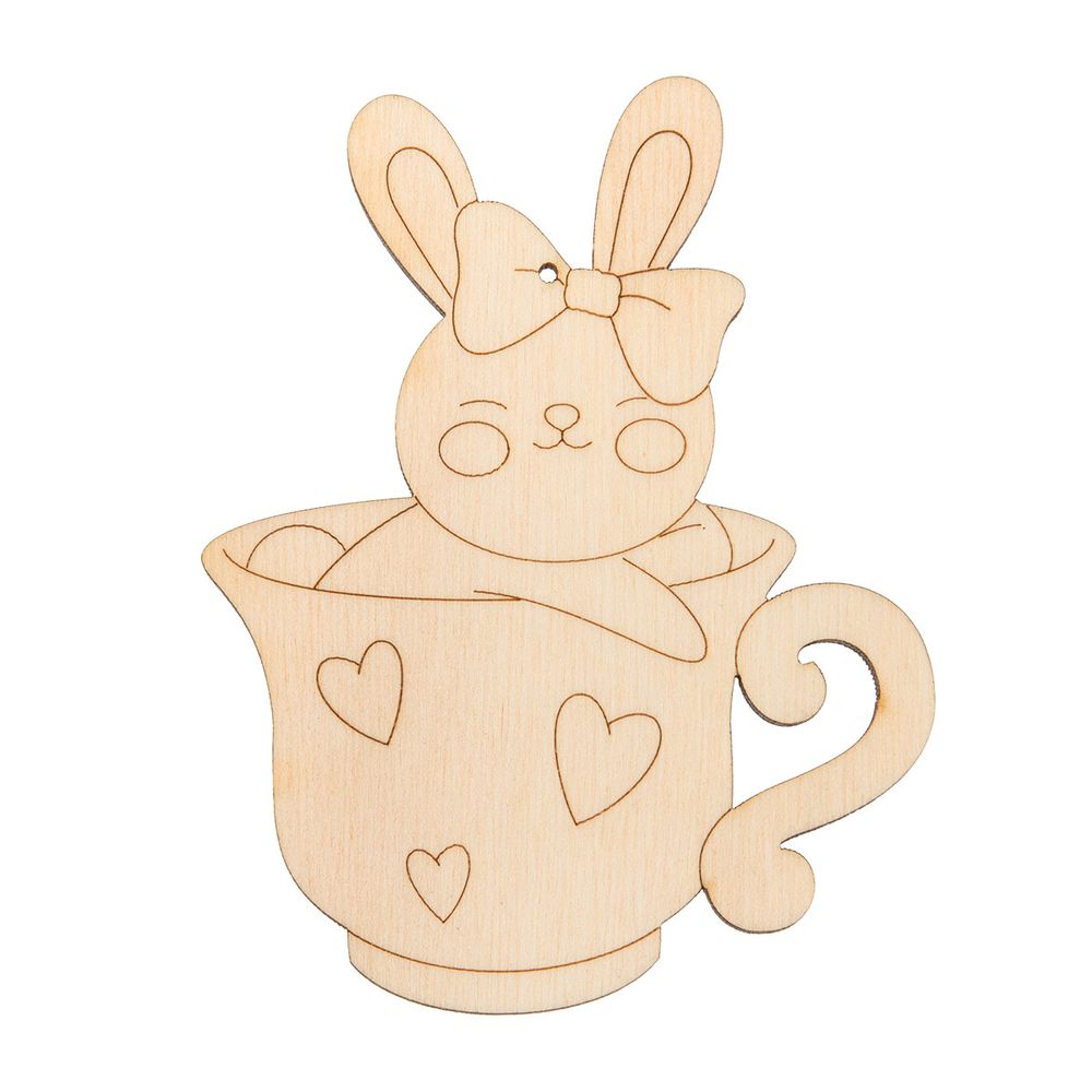 Подвеска Зайка фанера, Mr.Carving ВД-1226