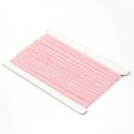 Тесьма Шанель плетеная 8 мм, 0384-0017 цв.43 розовый уп.9м