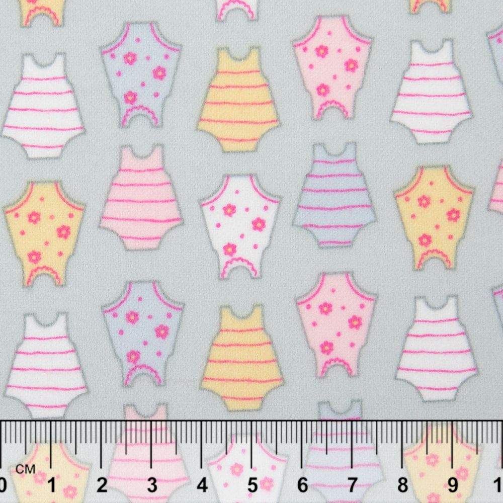 Ткань для пэчворка Peppy Молочные сны фланель, отрез 100х110 см, 175 г/м², МС-06 серый, Peppy