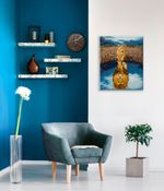 Алмазная (кристальная) мозаика Фрея ALPD-274, на подрамнике Отражение, 40х50 см