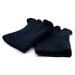 Манжеты трикотажные 8.0х9.5 см, 1 пара, средней плотности 14 кл, 1х1, в-02 т.синий