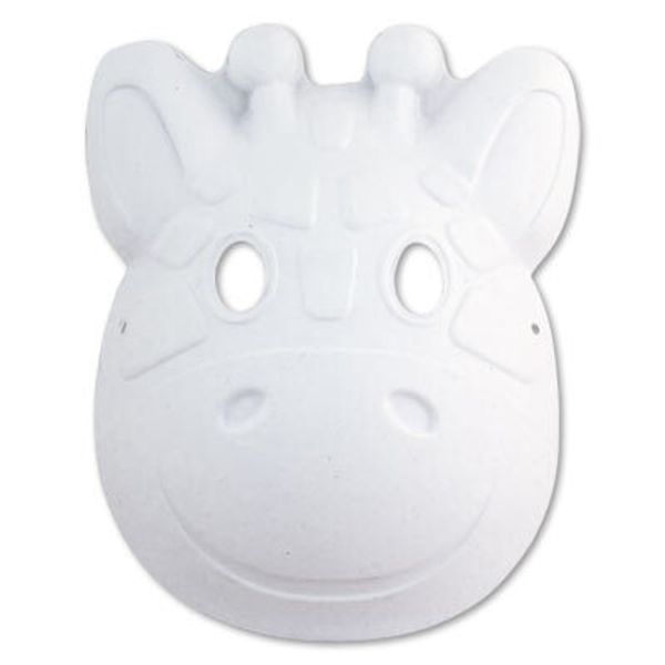 Заготовка из папье-маше Карнавальная маска, 3х2 шт, 04 Жираф, PMA Mr.Painter