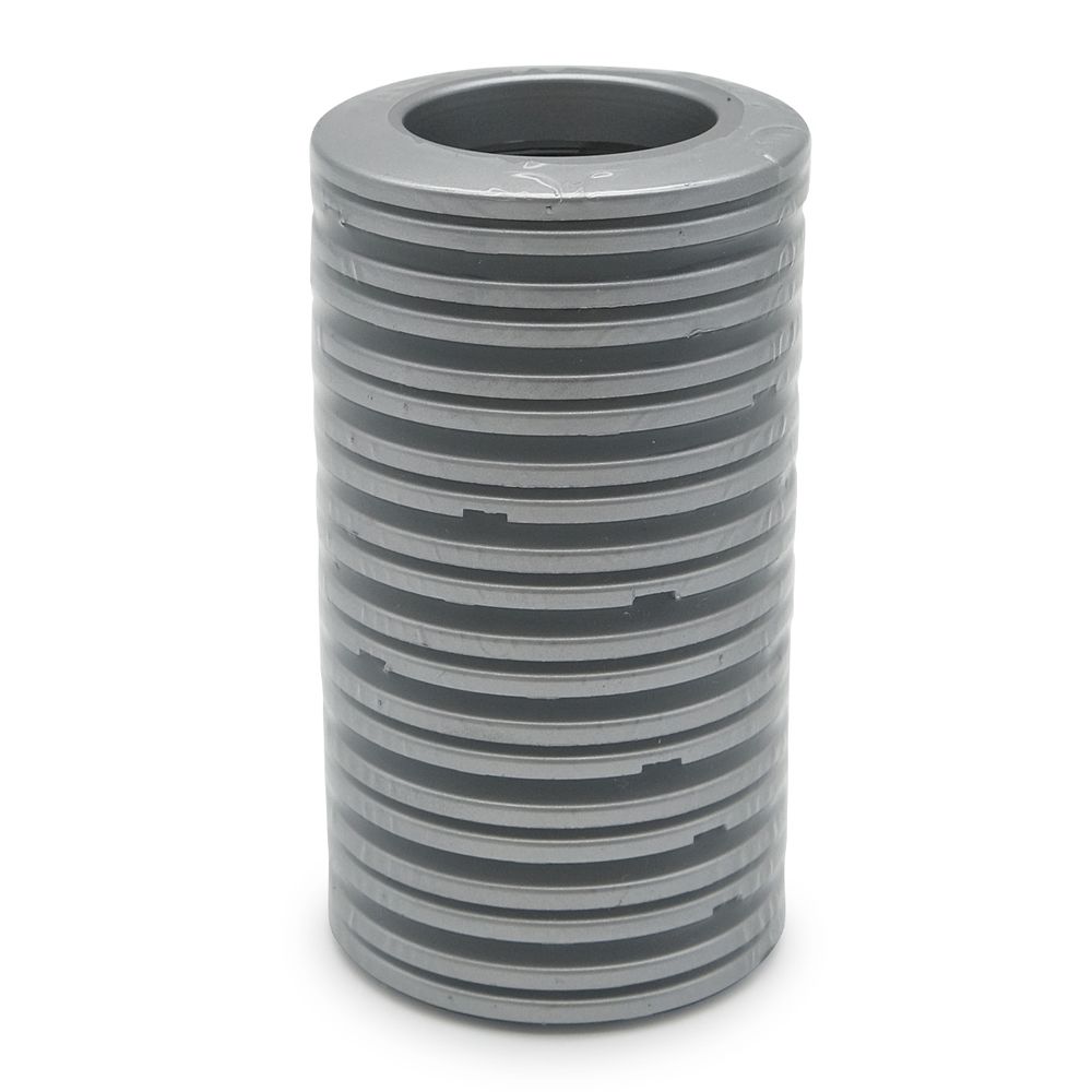 Люверсы шторные ⌀35 мм, с многоуровневым замком цвет № 3 матовое серебро, 10 шт