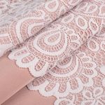 Кружево эластичное (стрейч) арт.YSTL00839 205мм цв.004 сумрачно-белый уп.25м, Kruzhevo