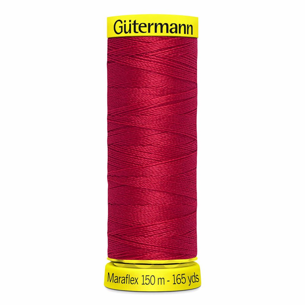 Нитки для трикотажа Gutermann Maraflex, 150м, 156 красный, 5 катушек