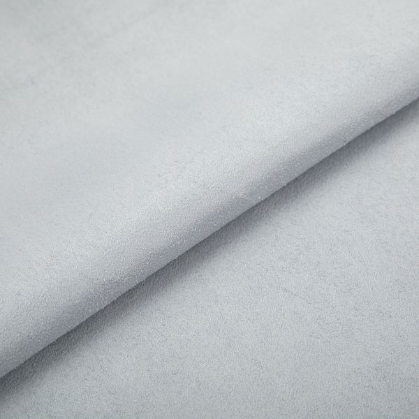 Замша искусственная отрез 35х50 см, 175±5 г/м², 14-4202 silver (св.серый), Peppy Woven Suede