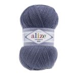 Пряжа Alize (Ализе) Lana Gold 800 / уп.5 мот. по 100 г, 730м, 203 джинс меланж А