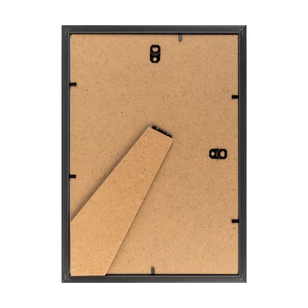 Рамка для картины (фото) пластик с оргстеклом 21х30 см, черный, Gamma ПРК-19