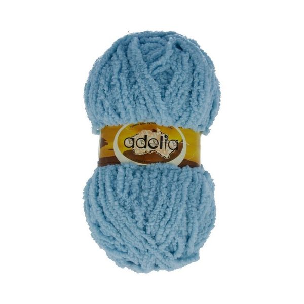 Пряжа Adelia Sofia / уп.10 мот. по 50г, 90м, 23 голубой